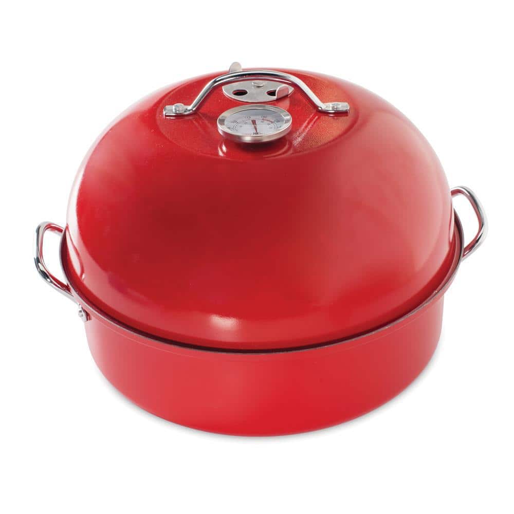 365 All-American Indoor/Outdoor Kettle Smoker in Red