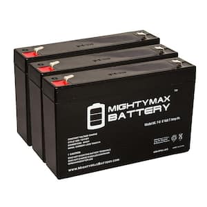 6V 7Ah SLA Battery Replacement for McPhilben 662.842.7212 - 3 Pack