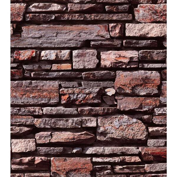 Dundee Deco Falkirk Ophia Slate Dark Grey, Rose Vinyl Peelable Roll (Covers 57 sq. ft.)