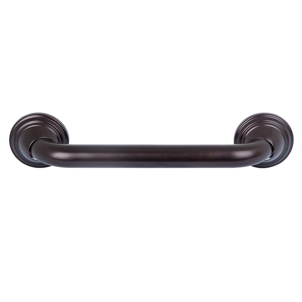 12-Inch Oil Rubbed Bronze Stainless Steel Bathroom Grab Bar