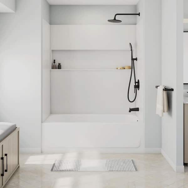 Bootz Industries Mauicast 60 in. x 32 in. Alcove Soaking Bathtub