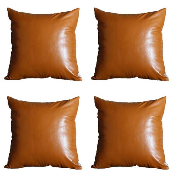 Throw Pillow Cover, Leather Sofa Pillow Covers