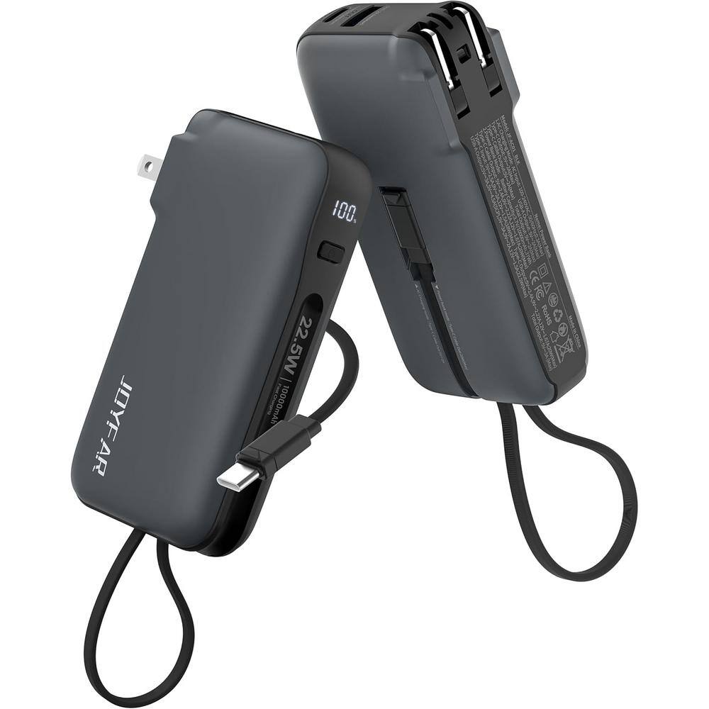 10,000mAh Portable Charger Power Bank with Fast Charging 22.5-Watt Max Buil