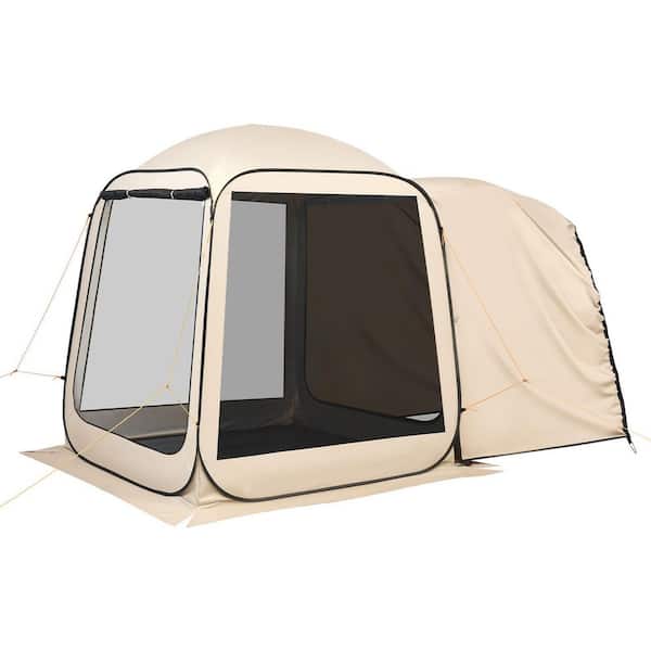 VEVOR Screen House Tent, 6 x 6 ft., 4-6 Person Pop Up SUV Tailgate