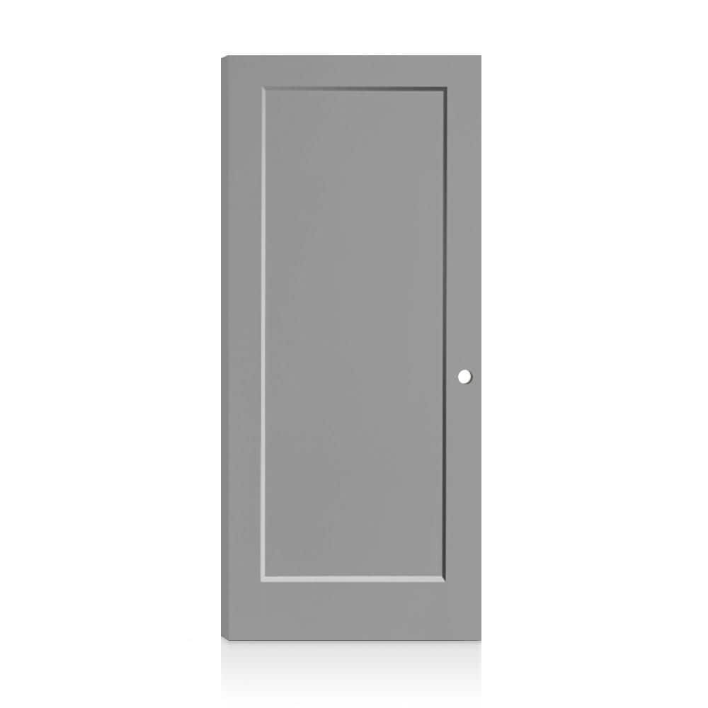 Fire-Rated 1 Panel 32 in. x 80 in. Left-Hand/Inswing Light Gray Composite Interior Commercial Door Slab price history on PriceWatchPro