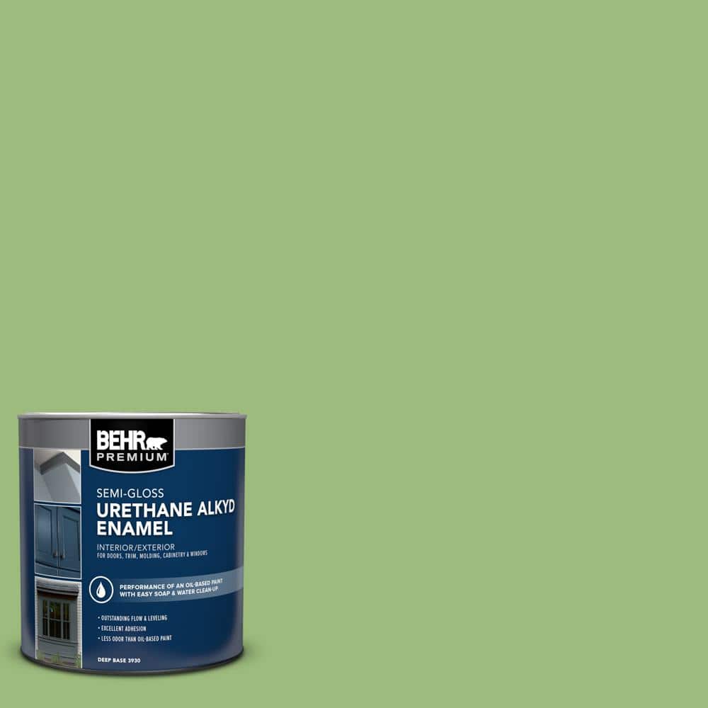 1 qt. #P380-5 Gleeful Semi-Gloss Enamel Urethane Alkyd Interior/Exterior Paint price history on PriceWatchPro