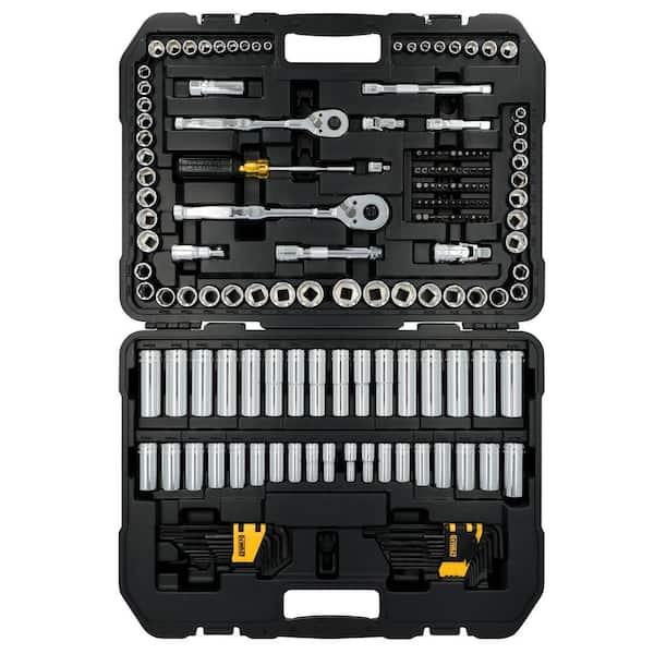 Toughseries 182-Pieces Mechanics Tool Set for 1/4 in. 3/8 in. and 1/2 in. Drive with Hard Shell Carrier