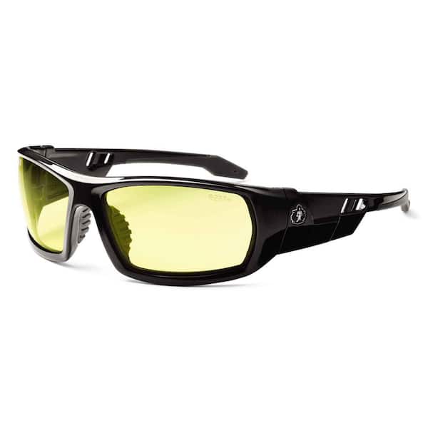Skullerz Odin Black Safety Glasses, Tinted Lens - ANSI Certified