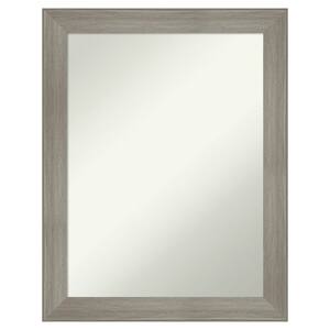 Grand Greywash Narrow 21.75 in. x 27.75 in. Non-Beveled Casual Rectangle Framed Wall Mirror