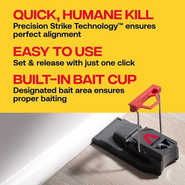 Victor Quick Kill Indoor/Outdoor Mouse Traps (6-Pack) M123SSR