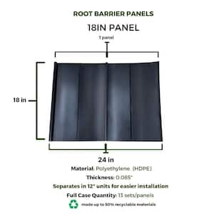 Century Products 1.5 ft. x 2 ft. Polyethelene Root Barrier Panels