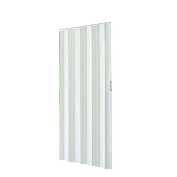 Accordion Door Jupiter White 38 in. x 96 in. PVC