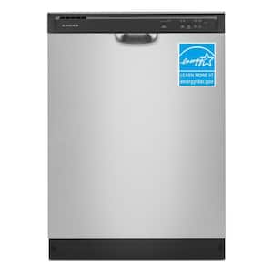 24 in. Front Built-In Tall Tub Dishwasher in Stainless Steel with 3-Cycles 59 dBA