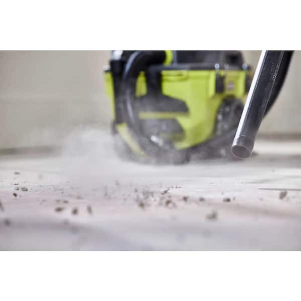 RYOBI ONE+ 18V Cordless 6 Gal. Wet Dry Vacuum Kit with 4.0 Ah Battery, 18V Charger, and Extra Replacement Filter