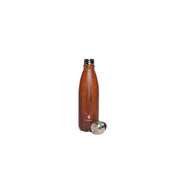 Manna Vogue 17 oz. Woodgrain Vacuum Insulated Bottle