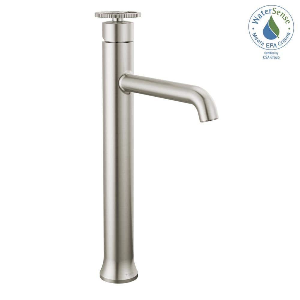Sleek Stainless Steel Modern Vessel Bathroom Faucet