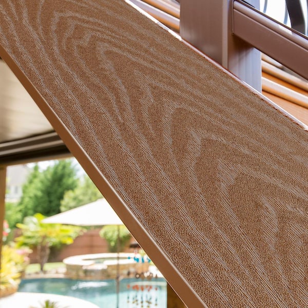 Trex Enhance Basics 1-in x 12-in x 12-ft Composite Saddle Fascia Deck Board (Actual Size: 0.56-in x 11.375-in)