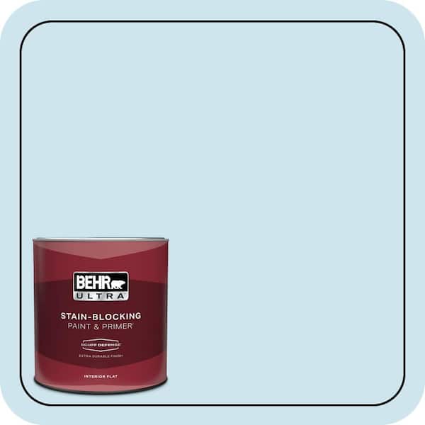 BEHR ULTRA 1 qt. #540A-2 Niagara Falls Extra Durable Flat Interior Paint & Primer
