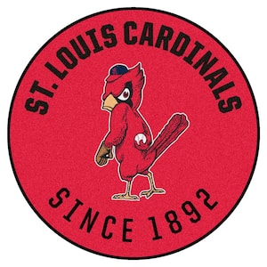 FANMATS St. Louis Cardinals Light Blue 2 ft. x 2 ft. Round Area Rug 2075 -  The Home Depot