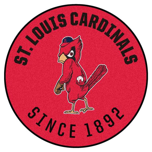 FANMATS St. Louis Cardinals Light Blue 2 ft. x 2 ft. Round Area