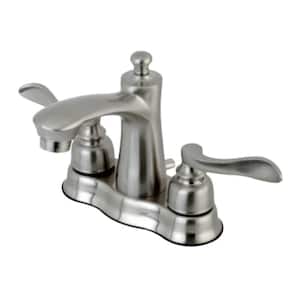NuWave French 4 in. Centerset 2-Handle Bathroom Faucet in Brushed Nickel