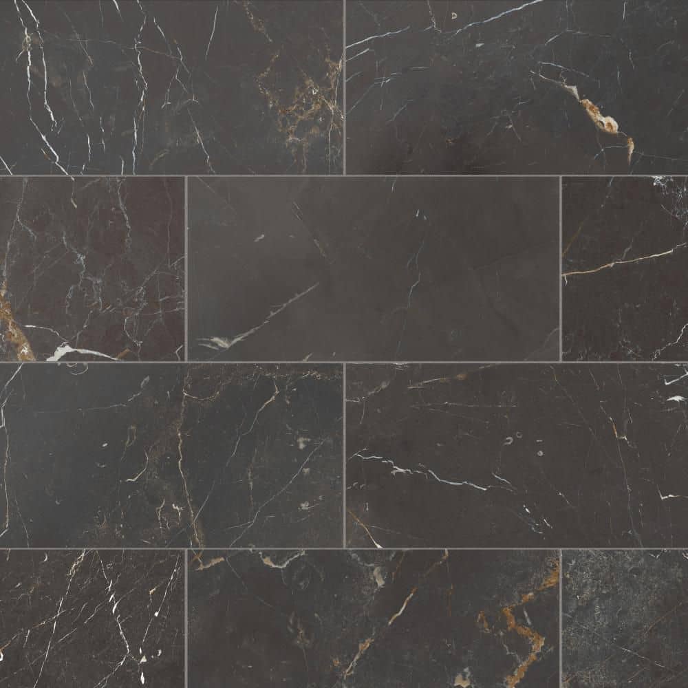 Reve Noir 12 in. x 24 in. Porcelain Floor and Wall Tile (11.63 sq. ft. /Case) price history on PriceWatchPro