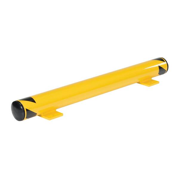 Vestil 48 in. Yellow Steel Floor Stop Bollard