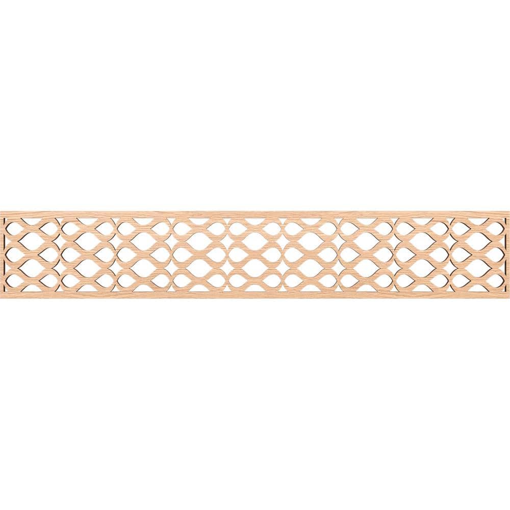 Somerset Fretwork 0.375 in. D x 46.625 in. W x 8 in. L Red Oak Wood Panel Moulding price history on PriceWatchPro
