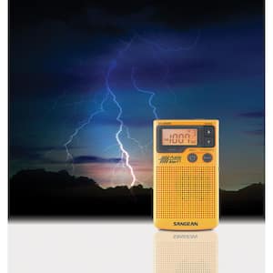 AM/FM Digital Weather Alert Pocket Radio