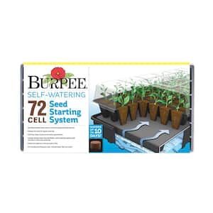 72-Cell Self-Watering Greenhouse Seed Starter Kit