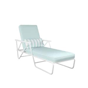 Teddi Outdoor Lounge Chairs, 2-Piece, Aqua Haze