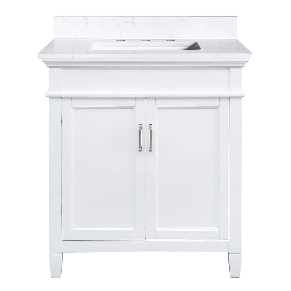 Home Decorators Collection Ashburn 31 in. W x 22 in. D Bath Vanity in