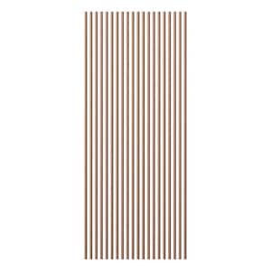 Heritage Premier Half Round 94.5 in. H x 1 in. W Slatwall Panels in Cherry 20-Pack