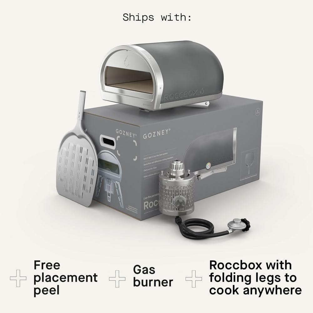 Gozney Gray Stainless Steel Portable Outdoor Pizza Oven