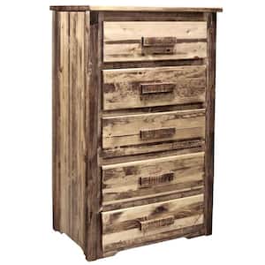 Homestead Collection 5-Drawer Early American Chest of Drawers