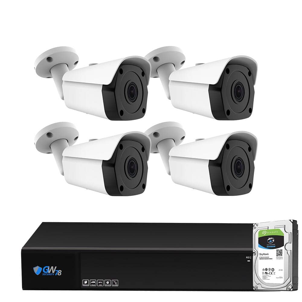 Defender Phoenixm2 7 Monitor Indoor/Outdoor 4-Channel 4-Camera Plug-in  BulletSd (Included) Security Camera System in the Security Cameras  department at