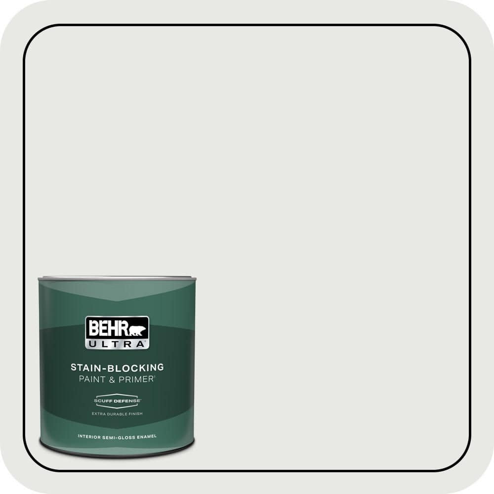 1 qt. #750E-1 Steam White Extra Durable Semi-Gloss Enamel Interior Paint & Primer price history on PriceWatchPro