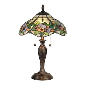 23 in. Chicago Antique Bronze Table Lamp