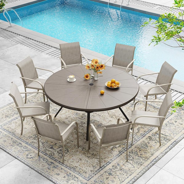 9 Piece Dining Patio Setnull