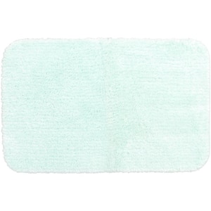 Duo Mint 17 in. x 24 in. Nylon Machine Washable Bath Mat