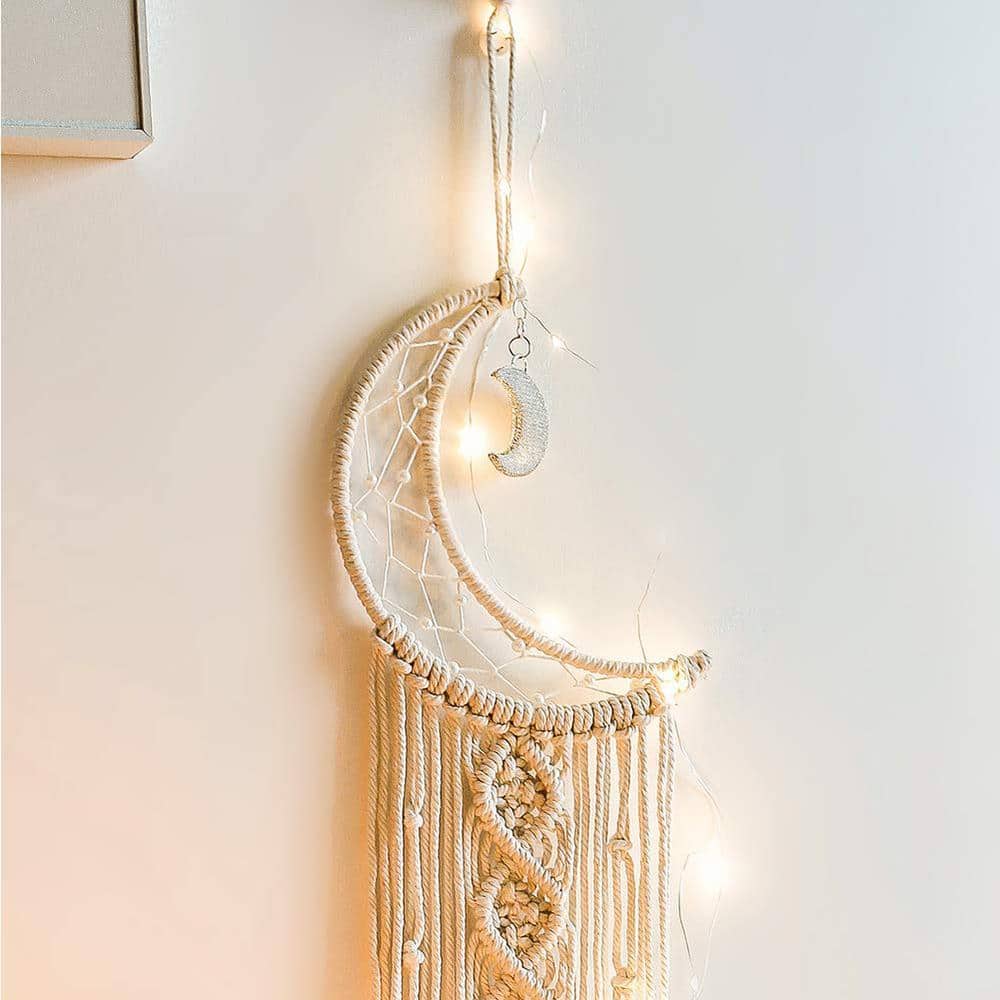 Dream Catcher - Coperta in pile per divano letto, acchiappasogni, in stile bohémien, con piume indiane, hippie, 125 cm x 100 cm