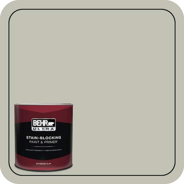 BEHR ULTRA 1 qt. #ECC-37-1 Arbor Hollow Flat Exterior Paint & Primer