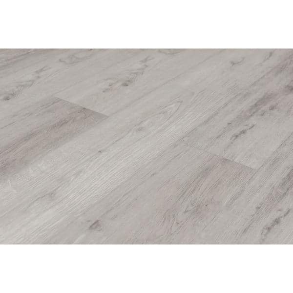 Meraki Iridescent Mist 0.6 in. T x 1.8 in. W x 94.5 in. L Vinyl Reducer Molding