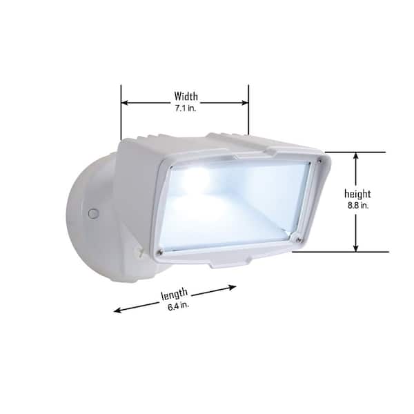 Cooper Lighting Large White LED Floodlight FSL2030LW for sale online