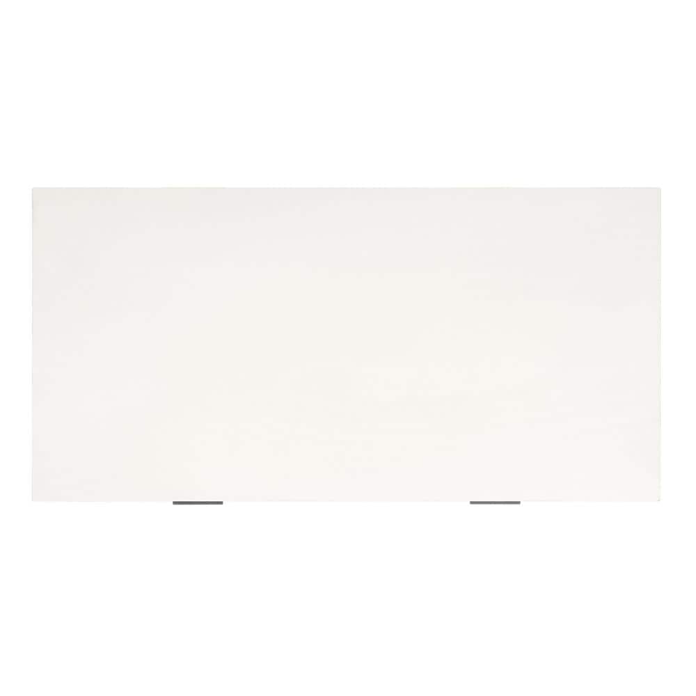 Mozart Mid-Century Rectangular Coffee Table with Storage - Distressed White
