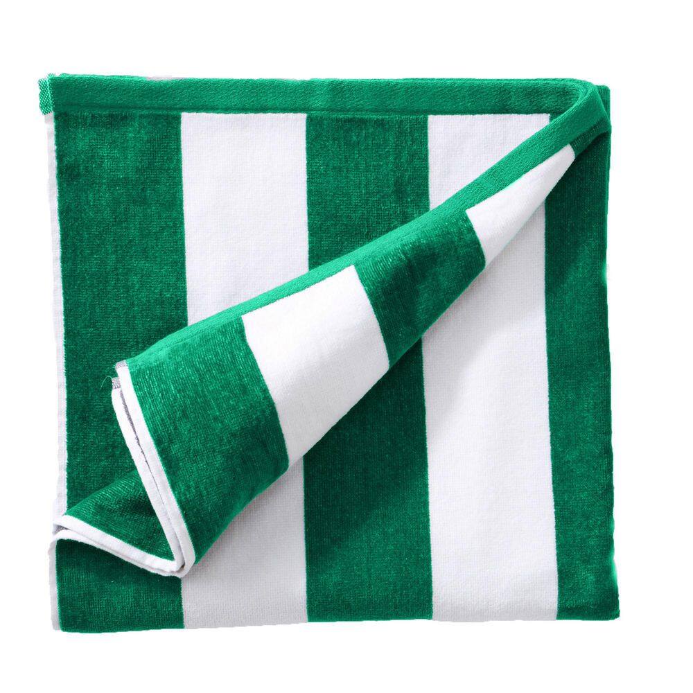 Green Oversized 100% Cotton Cabana Beach and Pool Towels price history on PriceWatchPro