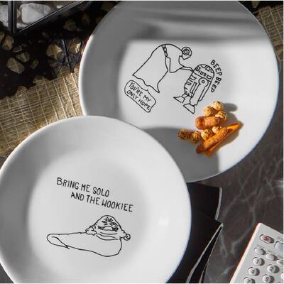 6.75 in. Star Wars Appetizer Plates (Set of 4)