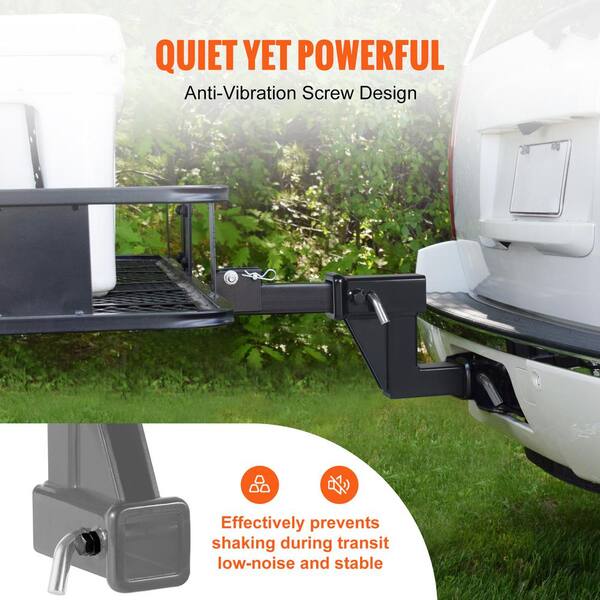 thumbnail image 2 of LONGSUN 2" Hitch Receiver Rise-Drop Extender – 4000lb Capacity, Tow Truck Step 2 of 6