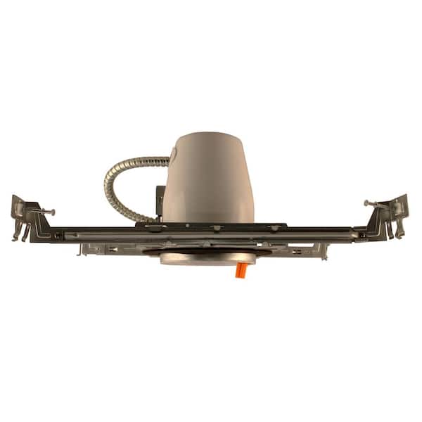 NICOR 1-Pack 4 in. Aluminum LED Recessed New Construction Housing