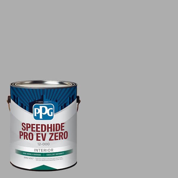 PPG Speedhide Pro EV Zero 1 gal. PPG1001-4 Flagstone Semi-Gloss Interior Paint